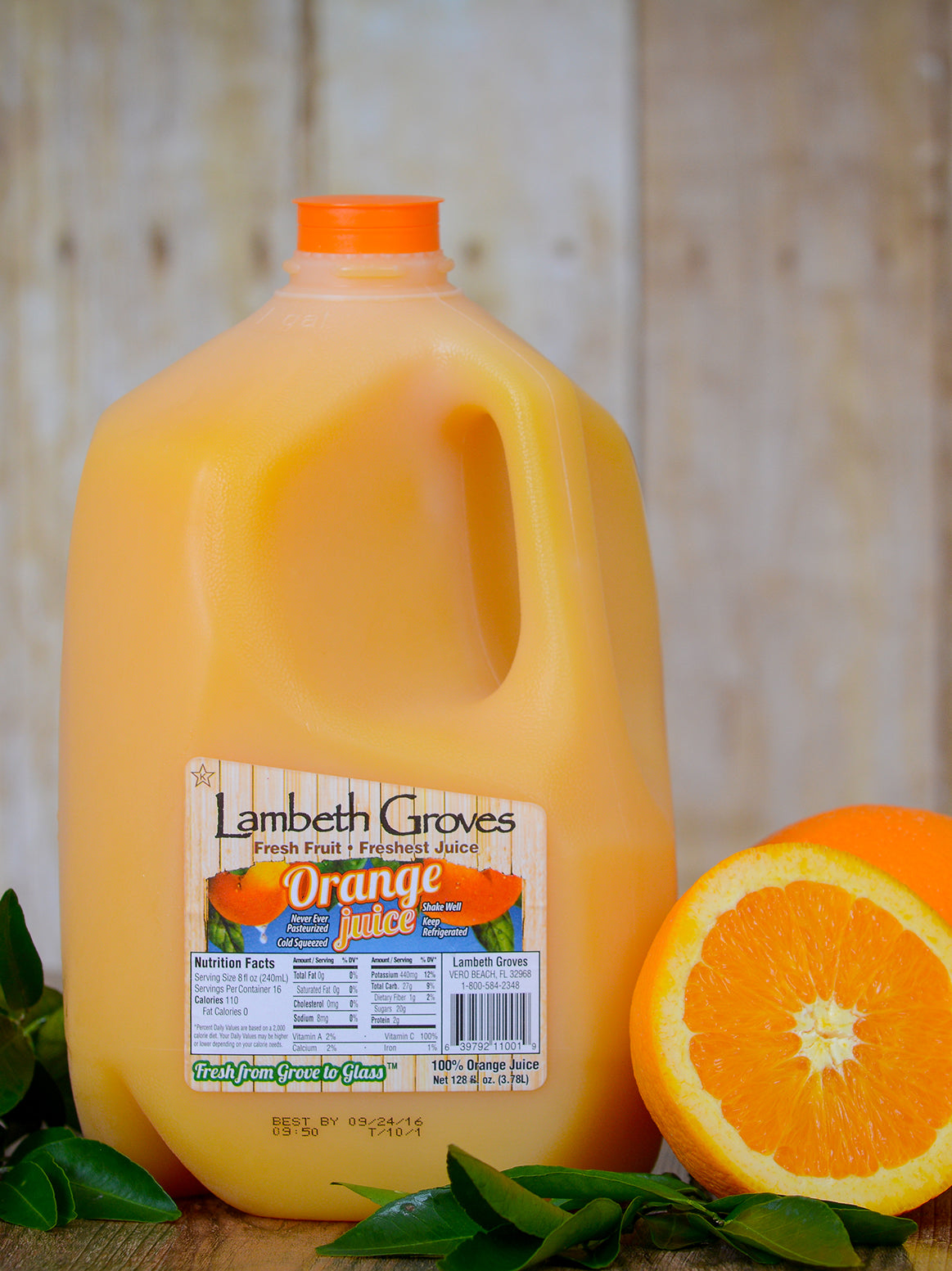 Fresh Orange Juice - 1 Gallon