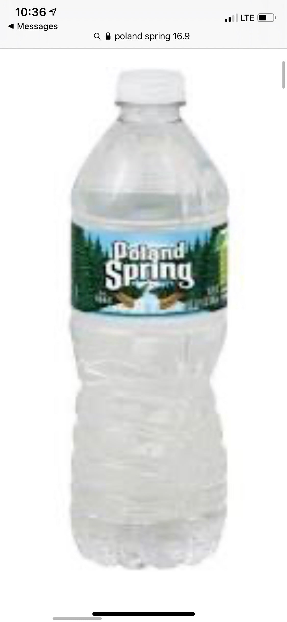 Poland spring Water - Pack of 40 x 16.9 oz